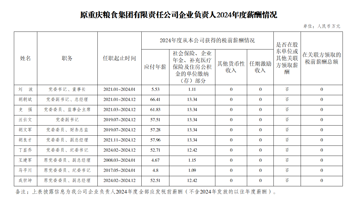 原重慶糧食集團(tuán)有限責(zé)任公司企業(yè)負(fù)責(zé)人2024年度薪酬情況.png